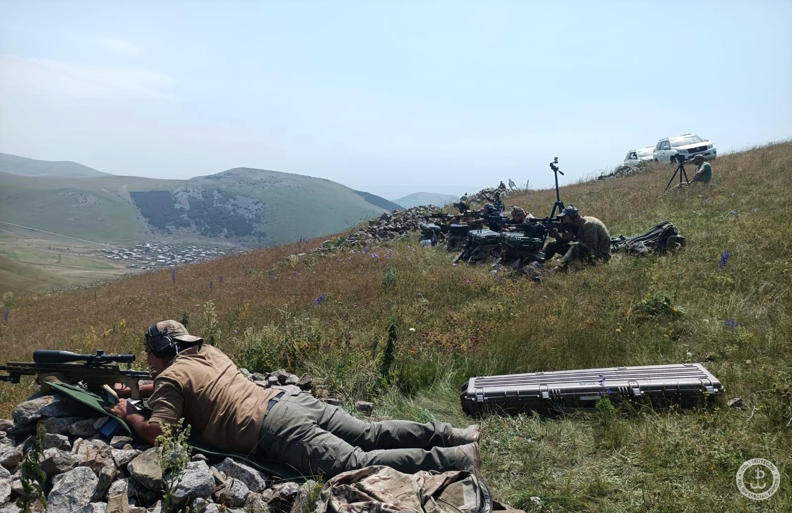 Szkolenie snajperskie w Gruzji. Fot. Cisi i skuteczni
