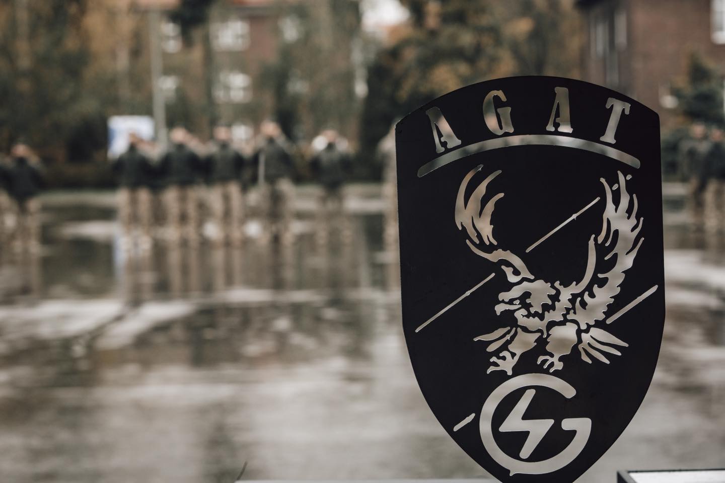 Przejęcie dowodzenia nad Jednostką Wojskową AGAT przez pułkownika Michała Polaszka. Fot. A. Czyżyk