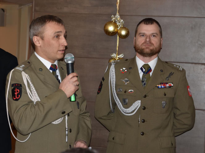 Tomasz Białas i Michał Strzelecki w czasie służby w Jednostce Wojskowej Komandosów. Fot. J. Rybak